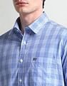 Arrow Sport Manhattan Slim Fit Gingham Check Shirt