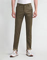 Arrow Sport Slim Fit Textured Trousers