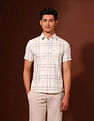 U.S. Polo Assn. Grid Tattersall Checked Pure Cotton Shirt