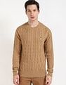 Tommy Hilfiger Cable-Knit Regular-Fit Cotton Sweater