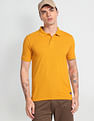 Flying Machine Solid Pique Polo Shirt