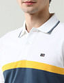 Arrow Sport Colourblocked Regular Fit Polo Shirt
