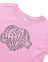 U.S. Polo Assn. Kids Girls Stud Detailed Relaxed Fit T-Shirt