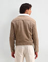 U.S. Polo Assn. Denim Co. Slim Fit Corduroy Sherpa Jacket