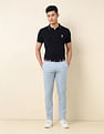 U.S. Polo Assn. Dobby Austin Slim Fit Trousers