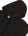 Calvin Klein Jeans Men Black Monogram Badge Sleeveless Hooded Sweatshirt