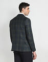 Arrow Tartan Check Knit Blazer