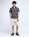 Flying Machine Printed Regular Fit Twill Shirt