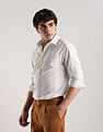 Calvin Klein Jeans Vertical Stripes Slim Fit Dobby Woven Shirt