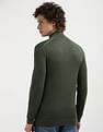 Calvin Klein Merino Wool Zip Up Sweater