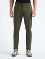 Flying Machine Slash Slim Tapered Fit Solid Chinos