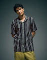 Flying Machine Vertical Striped Original Cuban Shirt