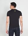 U.S. Polo Assn. Denim Co. Ribbed Neck Brand Print T-Shirt