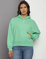 Calvin Klein Cotton Monologo Hooded Sweatshirt