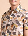 U.S. Polo Assn. Denim Co. Abstract Printed Slim Fit Shirt