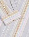 Arrow Sport Air Soft Manhattan Slim Fit Vertical Striped Shirt