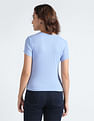 Tommy Hilfiger Sustainable Rib Knit Solid T-Shirt