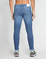 Flying Machine Slash Slim Tapered Fit Rinsed Jeans