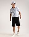 Calvin Klein Jeans Solid Slim-Fit Cotton Polo T-Shirt