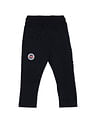 U.S. Polo Assn. Kids Solid Mid Rise Embossed Logo Track Pants