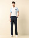 U.S. Polo Assn. Textured Riley Straight Fit Trousers
