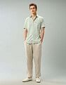 Arrow Sport Air Soft Regular Fit Abstract Shirt