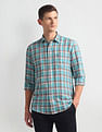 Arrow Sports Linen Blend Slim Fit Shirt