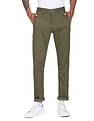 Flying Machine Super Slim Fit Twill Casual Trousers