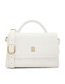 Tommy Hilfiger Textured White PU Sling Bag