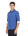 U.S. Polo Assn. Spread Collar Printed Casual Shirt