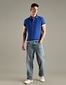 Tommy Hilfiger Solid Regular-Fit Cotton Polo Shirt