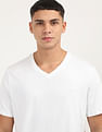Calvin Klein Jeans Solid Liquid V Neck T-Shirt