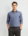Arrow Slim Fit Solid Pattern Shirt