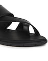 U.S. Polo Assn. Buckle Strap Leather Slippers