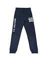 U.S. Polo Assn. Kids Boys Navy Mid Rise Solid Track Pants