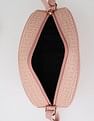 Tommy Hilfiger Logo Beige Pvc Sling Bag