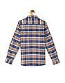 U.S. Polo Assn. Kids Boys Spread Collar Check Shirt