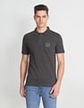 Flying Machine Appliqued Pique Polo Shirt