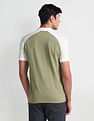 Arrow Sports Colour Block Cotton Polo Shirt