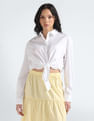 Tommy Hilfiger Organic Cotton Waist Tie Up Shirt