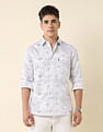 U.S. Polo Assn. Satin Print Full Sleeve Shirt