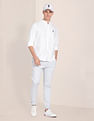 U.S. Polo Assn. Mandarin Collar Cotton Casual Shirt