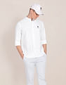 U.S. Polo Assn. Mandarin Collar Cotton Casual Shirt