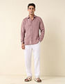 U.S. Polo Assn. Tailored Fit Pure Linen Shirt