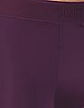 Calvin Klein Underwear Men Purple Elasticized Brand Waist Solid Trunks