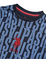U.S. Polo Assn. Kids Boys Brand Printed Regular Fit Sweatshirt