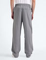Flying Machine Mid Rise Loose Fit Cargo Pants