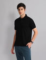 AD by Arvind Slim Fit Mercerised Polo Shirt