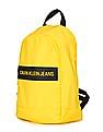 Calvin Klein Men Yellow Brand Print Backpack