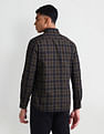 Arrow Sports Long Sleeve Plaid Check Shirt